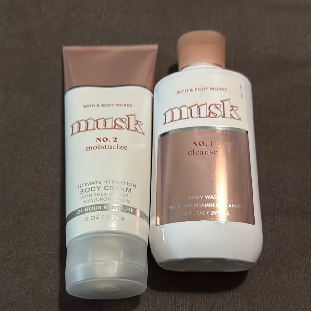 Bath & Body Works Musk No. 2 Body Wash & Moisturizer